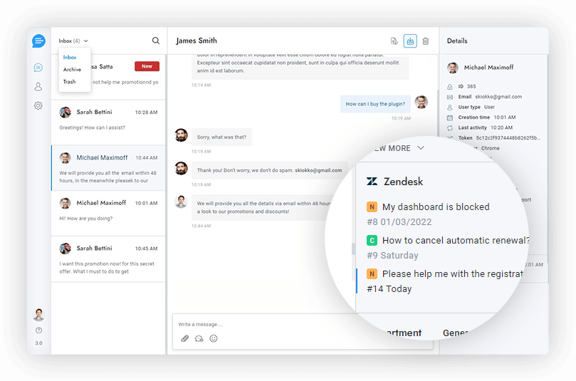 Zendesk Tickets Management